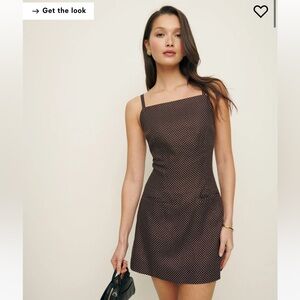 Reformation Brown Phillipa Dress Size 6